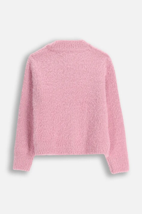 Coccodrillo kardigan dziecięcy kolor różowy FROSTING PUDDLE GIRL KIDS