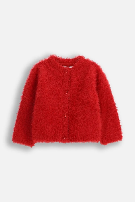 Coccodrillo cardigan copii culoarea roșu, ELEGANT BABY GIRL