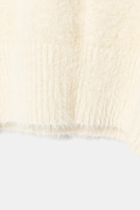 United Colors of Benetton sweter dziecięcy kolor beżowy lekki 19BAC200I