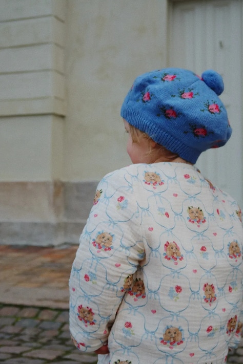 Dětská bavlněná bunda Konges Sløjd COCO PADDED JACKET béžová barva, KS103759