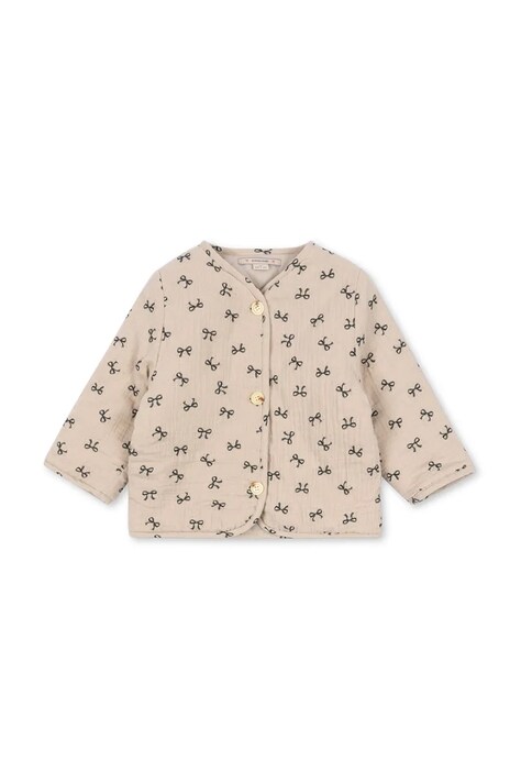 Konges Sløjd gyerek pamutkabát COCO PADDED JACKET bézs, KS103759