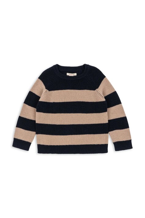 Παιδικό μάλλινο πουλόβερ Konges Sløjd VITUM KNIT SWEATER χρώμα: ναυτικό μπλε, KS104041