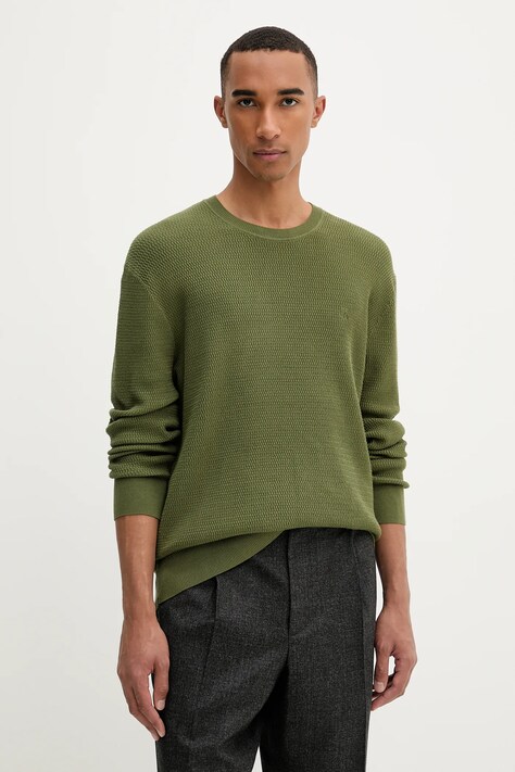 Свитер Calvin Klein цвет зелёный лёгкий LV04LB327G