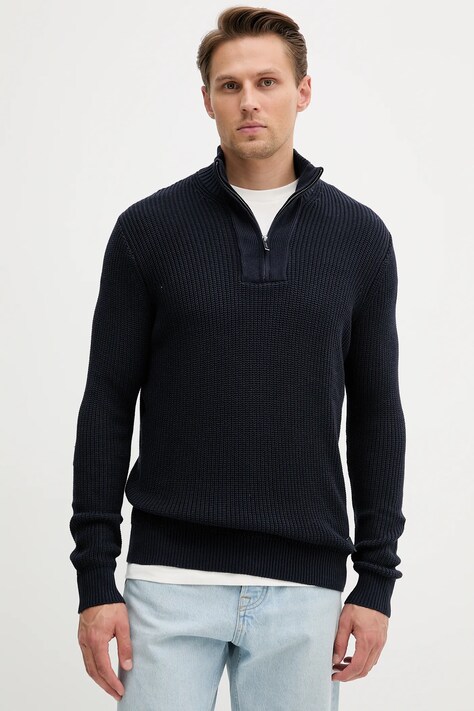 Guess pulover HEADLEY culoarea bleumarin, cu turtleneck, M5YR04 Z3FB1