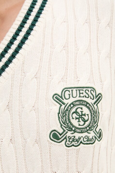 Светр Guess HEWIE — AW25-SWM035, бежевий — фото 5