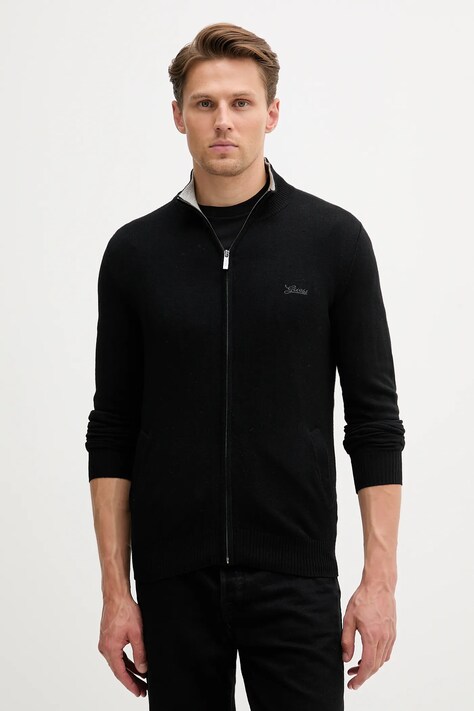 Guess cardigan din amestec de lână DARRELL culoarea negru, M5YR28 Z0122
