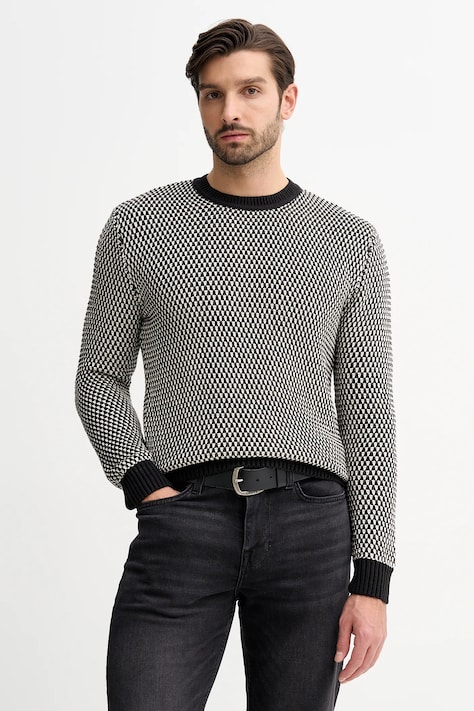 Guess sweter bawełniany JOSEPH męski kolor zielony M5BR23 Z0491