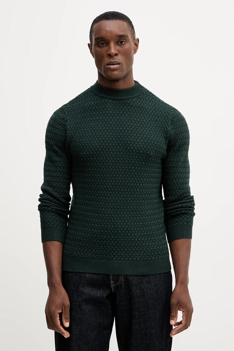 Guess sweter męski kolor zielony M5BR38 Z2ZK2