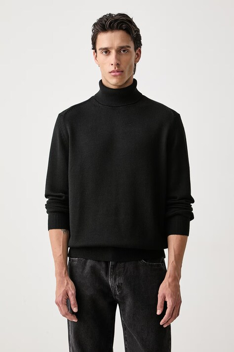 Armani Exchange гольф для мужчин с шерстью чёрный XM001917 AF14008