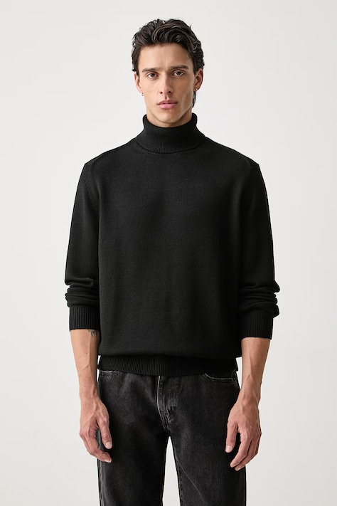 Armani Exchange гольф для мужчин с шерстью чёрный XM001917 AF14008