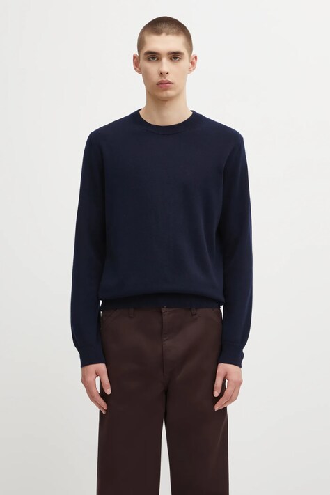 Paul Smith sweter kaszmirowy męski kolor granatowy lekki M1R-278Y-N02497