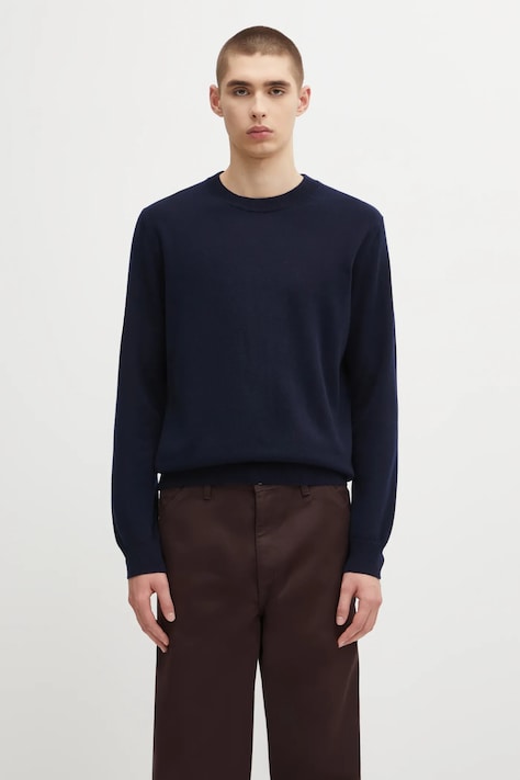 Paul Smith sweter kaszmirowy męski kolor granatowy lekki M1R-278Y-N02497