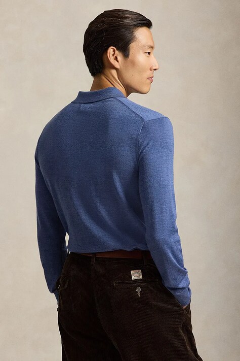 Polo Ralph Lauren Sweter męski niebieski 710941104