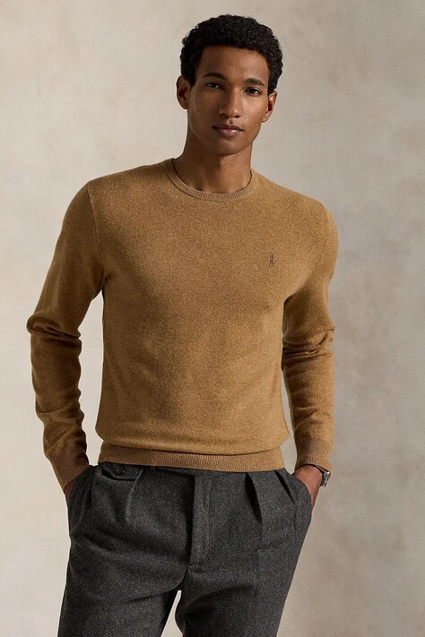 Polo Ralph Lauren pulover de lână culoarea galben, 710974148