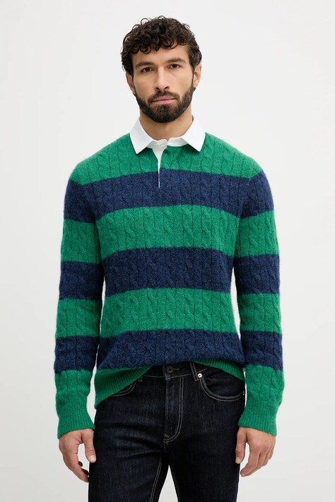 Polo Ralph Lauren sweter męski kolor zielony 710979096