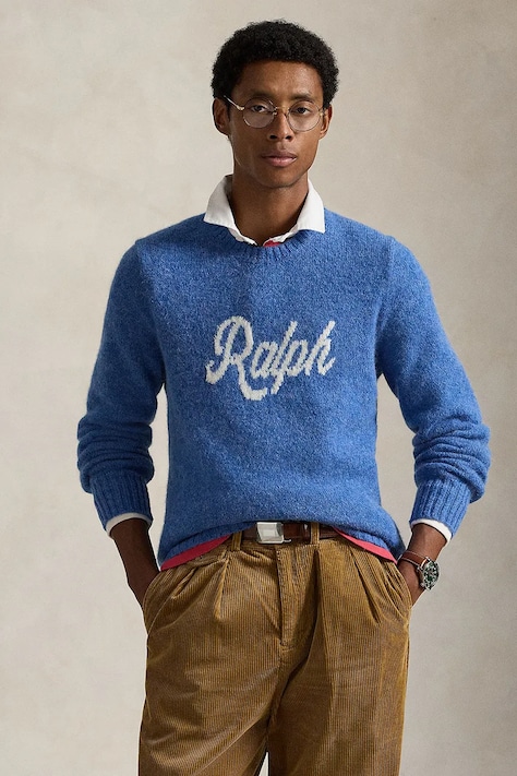 Свитер с добавлением шерсти Polo Ralph Lauren лёгкий 710979098