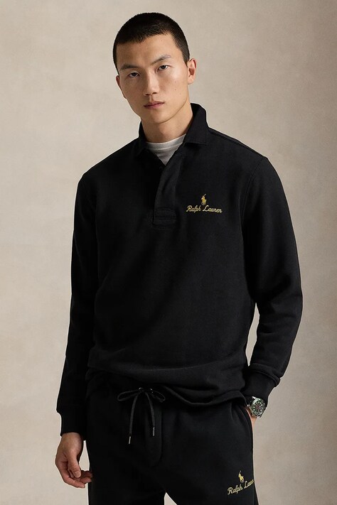 Pulover Polo Ralph Lauren za muškarce, boja: crna, 710981780