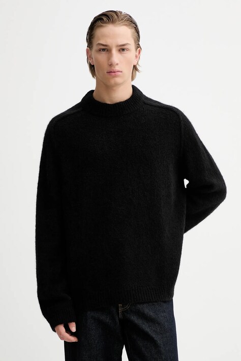 A.P.C. sweter z dodatkiem wełny Pull Tyler męski kolor czarny WPABE.H23243