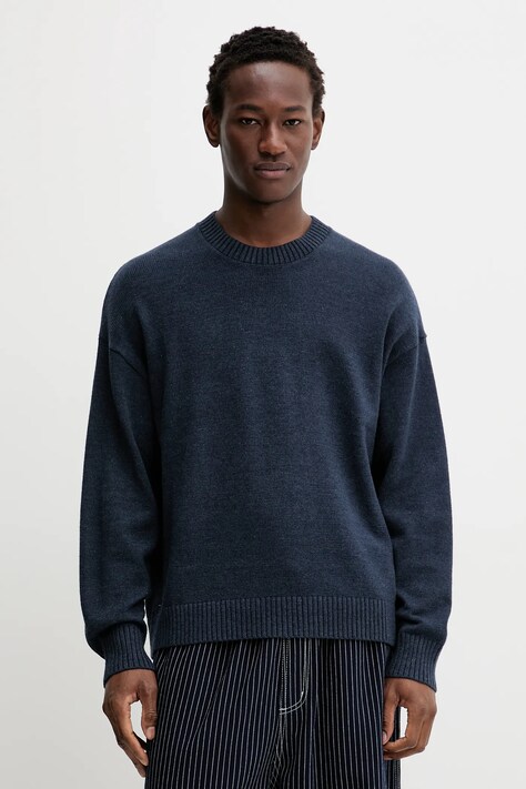 Hollister Co. sweter męski kolor granatowy KI320-5058