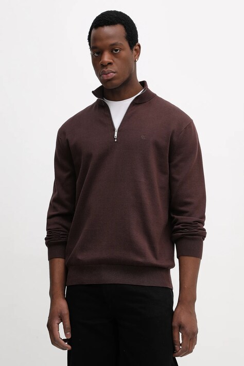 Πουλόβερ Calvin Klein χρώμα: πορτοκαλί, LV040BM356