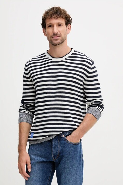 Pepe Jeans sweter męski kolor biały lekki PM7000029