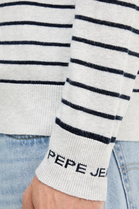 Светр з домішкою вовни Pepe Jeans — AW25-SWM0A8, сірий — фото 5