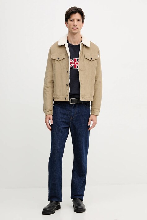 Бавовняний светр Pepe Jeans — AW25-SWM0AC, темно-синій — фото 2