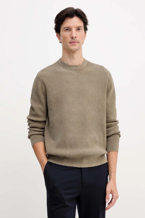 BOSS sweter męski kolor zielony 50549989