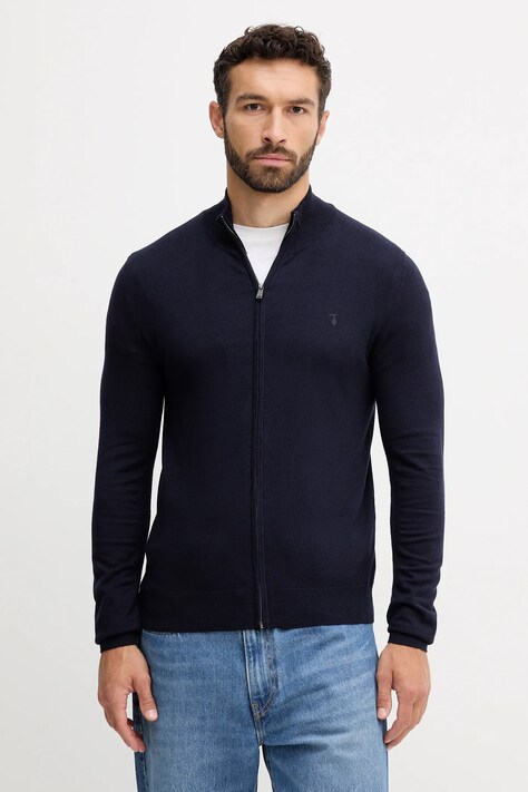 Trussardi kardigan męski kolor granatowy M0188000020N