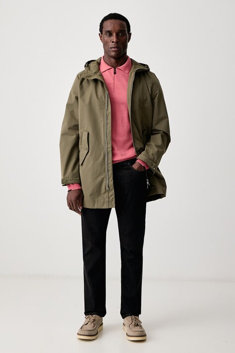 BOSS Green Sweter męski bawełniany KN_Ever-X PL różowy 50551688