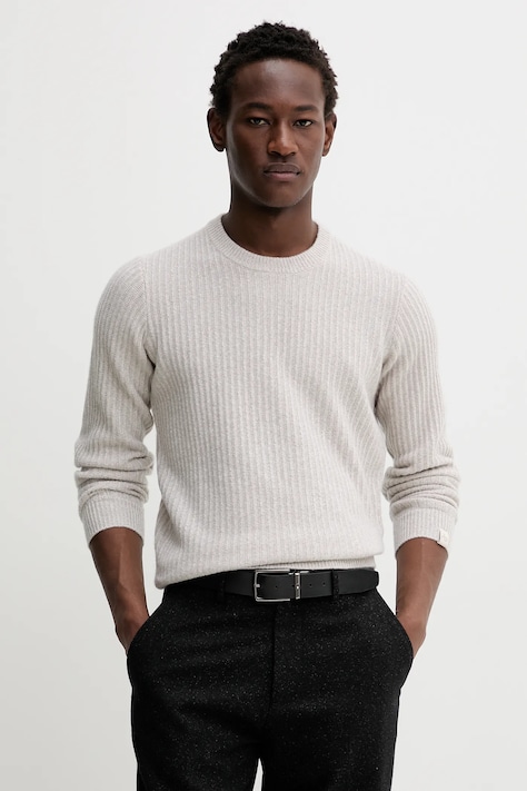 Πουλόβερ κασμίρ Rag & Bone ανδρικό, χρώμα: γκρι, RH3825F6MCA