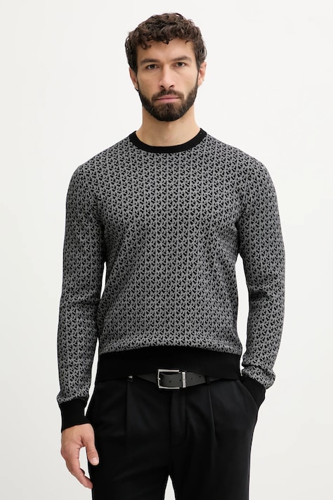 Svetr Michael Kors pánský, černá barva, CR3606K2LY