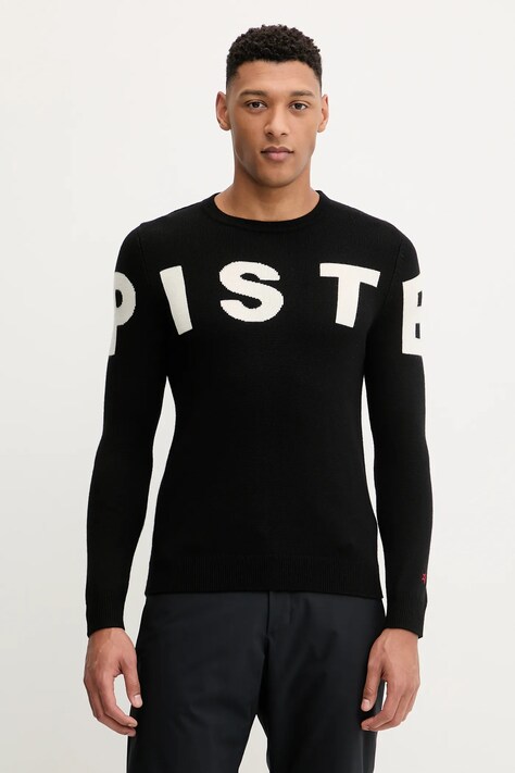 Perfect Moment sweter wełniany Piste męski kolor czarny M1000283