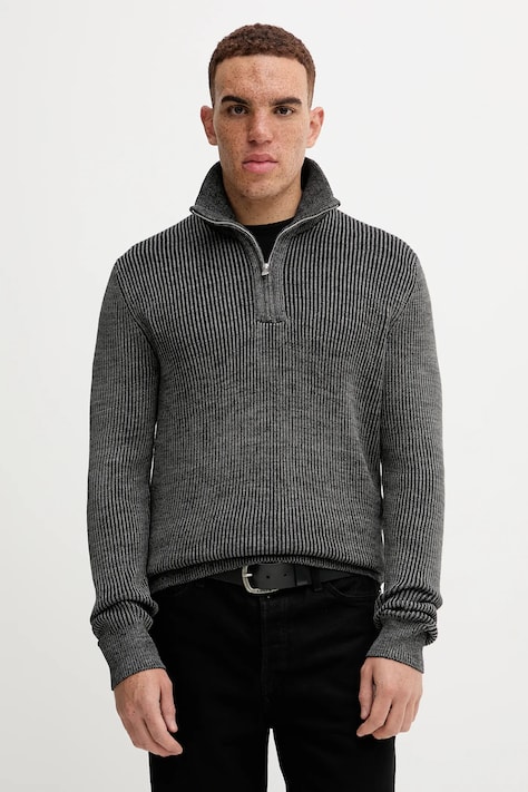 Marc O'Polo sweter z dodatkiem wełny męski kolor szary M29507960118