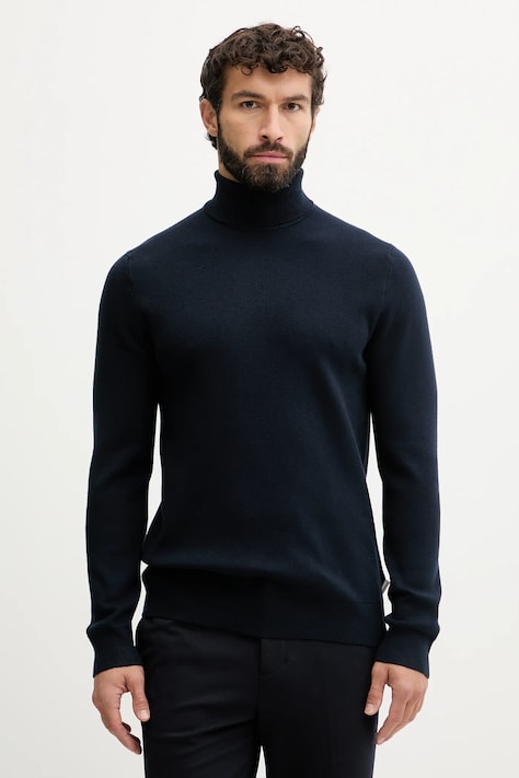 Lindbergh sweter męski kolor granatowy z golferm 30.805009D