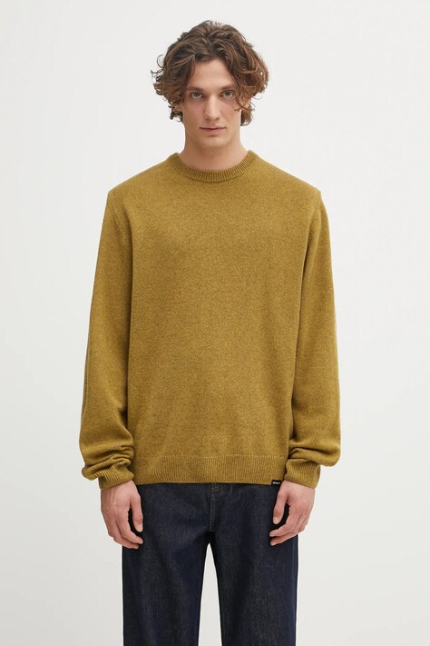 Carhartt WIP sweter z dodatkiem wełny Alten Sweater męski kolor zielony I033917.E5XX