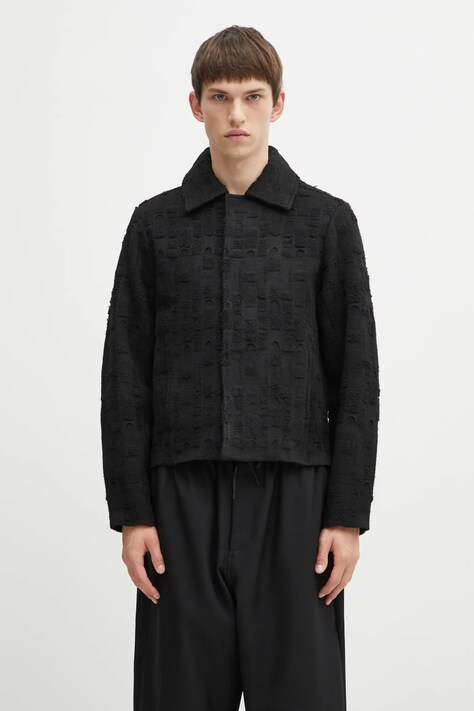 Ader Error kardigan KNIT męski kolor czarny BO01FWKT0706BK