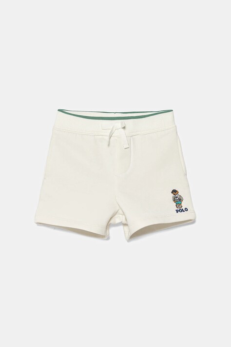 Polo Ralph Lauren pantaloni scurți copii culoarea alb, 320971484001