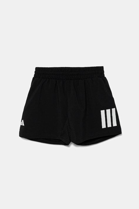 adidas Performance szorty dziecięce kolor czarny regulowana talia JI9254