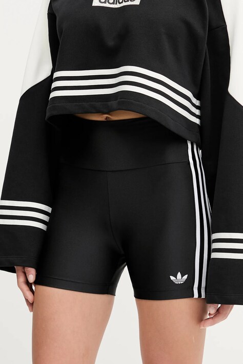 Kratke hlače adidas Originals 3-Stripes črna barva, JX5235