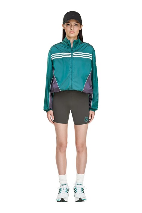 Σορτς adidas Originals adidas Originals x Sporty & Rich χρώμα: μαύρο, KA0711