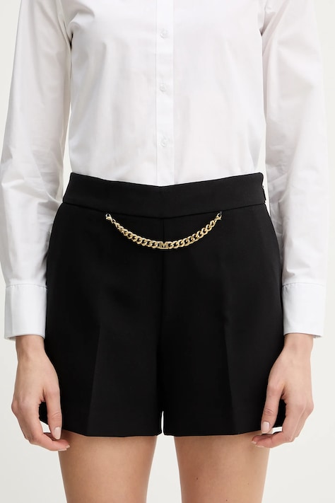 Marciano by Guess szorty ELLA damskie kolor czarny gładkie high waist 5YGD08 7357A