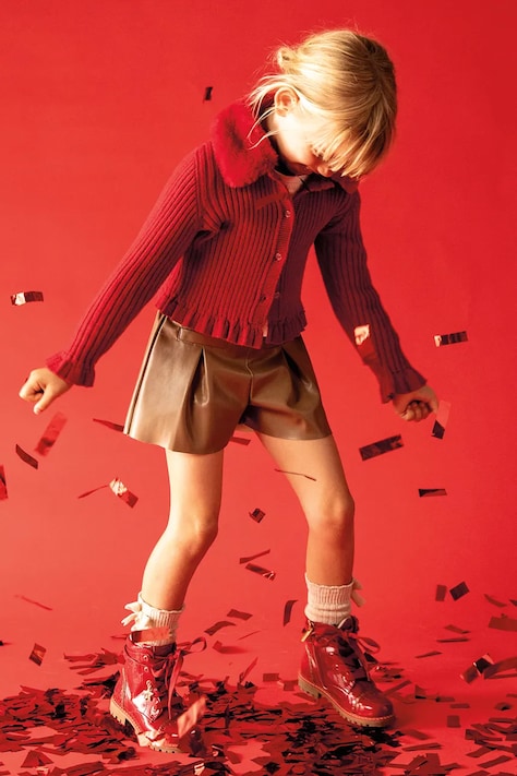 Mayoral pantaloni scurți copii culoarea maro, 4223