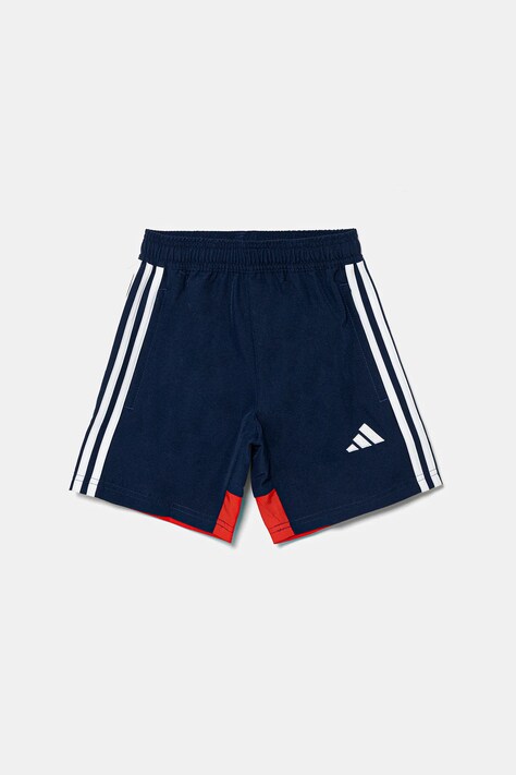 Детские шорты adidas Performance цвет синий с аппликацией регулируемая талия JD0642