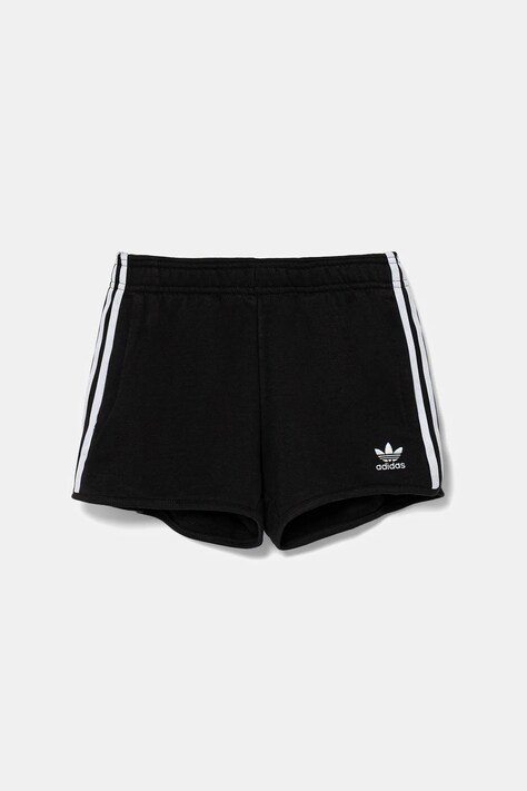 adidas Originals pantaloni scurți copii culoarea negru, cu imprimeu, talie reglabila, JW1105