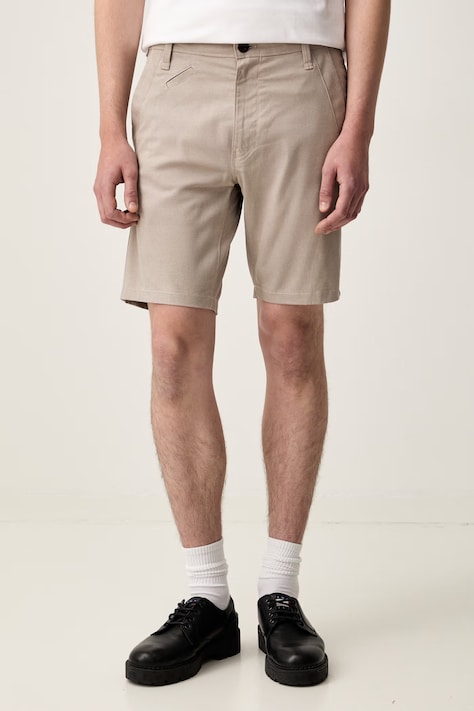 G-Star szorty męskie z bawełną szare regular waist D26337-D921
