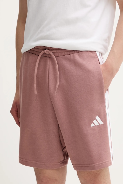 Σορτς adidas 3-Stripes χρώμα: πορτοκαλί, JY1556