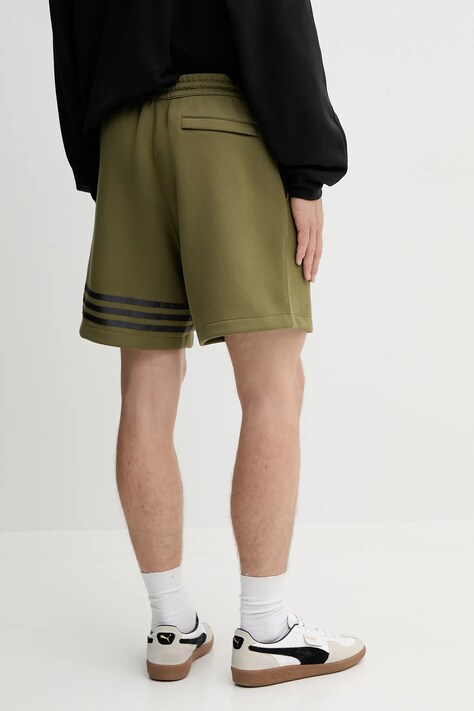 Σορτς adidas Originals Neuclassics χρώμα: πράσινο, HZ3744