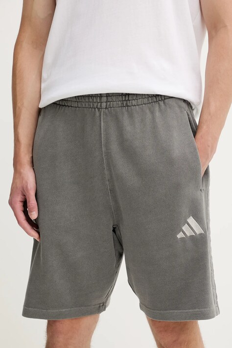 adidas szorty bawełniane All SZN męskie kolor szary JN0607