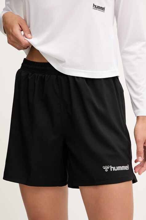Hummel szorty do biegania kolor czarny 227249